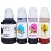 REFFLO Premium GI-70 Compatible Ink For Canon Pixma Ink Efficient Printers G5070 G6070 G7070 CMYK Set