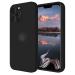 HILLS & MILES Sleek Ultra Thin TPU Soft Slim Fit Flexible Silicone Protective Mobile Back Cover Case for iPhone (Matte Black)