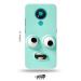 Tweakymod Printed Funny FAce Emoji Back Cover For Nokia 3.4