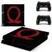 Tcos Tech Vinyl Ps4 Skin Protective Wrap Cover Vinyl Sticker Decals - God Of War