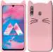 AUTOCASE Vivo Y12 1904 and 2019 Pink Rubber Flexible Back Cover