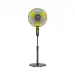 V-Guard Esfera STS Plus 2-in-1 Pedestal and Table Fan | Versatila 2-In-1 Operation | 1350 RPM Motor | Customisable Tilt And Oscillation Control | Yellow Black | 40 cm (400mm)