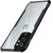 COBERTA Back Cover for OnePlus 9RT Back Cover Case - Black Transparent