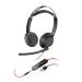 Poly by Plantronics Blackwire 5220 USB A Wired Dual Ear Stereo Computer Headset, Boom Mic 3.5 mm