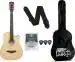 Intern INT-38C-NT-G 38 Incheses lindenwood Right HAnded Acoustic Guitar Kit With Bag, Strings, Pick And Strap (Natural, 6-Strings)