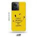 Tweakymod Printed Funny FAce Yellow Back Cover For OnePlus 10R