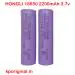 KP Original Battery Hongli Lithium Rechargeable 3.7 Volt 18650 2200mAh Battery (Pack of 2)
