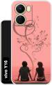 Case Club Pink Silicon Grip Case Back Cover For Vivo Y16