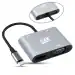 MMAK 5 in 1 USB C to HDMI VGA Adapter USB Type C Hub for Switch/MacBook/Dell/Others
