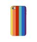 Casotec Rainbow Colors Design 3D Printed Hard Back Case Cover for Apple iPhone 4 / 4S