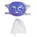 EcommerceHub Cold Hot Gel Face Mask - Reduce Puffy Dark Circles Bags Under Eyes Migraines Stress Relief, Leak Proof Design with Adjustable Strap, 1 PC, Blue Color with Storage Bag