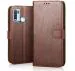 Cloudza Vivo Y50 Brown Thermoplastic Polyurethane Scratch Resistant and Shockproof Mobile Flip Cover