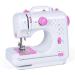 iSEN Mini Sewing Machine with 12 Stitch Patterns Electric Sewing Machine, Portable Sewing Machine, Double-line Two-speed Reverse Electric Sewing Machine for Home Tailoring with Automatic
