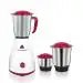 Athots eco Mingle CNC hybrid POWER FULL 555 Juicer Mixer Grinder (3 Jars, White, cheery)
