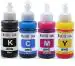 Ang Printer Ink for Hp Canon Brother and Epsson Printers Black + Tri-Color Ink Cartridge