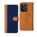 Knotyy Flip Cover for Realme GT 6   (Blue, Brown, Dual Protection, Pack of: 1)
