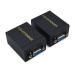 Technotech Vga Extender Male To Lan Cat5 Cat5E Rj45 Ethernet Female Adapter Connector 60mtr (Pack Of 2)