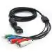 Technotech -Hd Component Av Video-Audio Cable Cord for Sony Playstation 2 3 Ps2 Ps3 Slim Pro