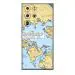 GADGETSWRAP Printed Vinyl Skin Sticker for Samsung Galaxy S23 Ultra - Social Networks Map Of World