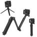 Viblitz 3-Way Monopod Grip Arm Tripod Foldable Selfie Stick, Stabilizer Mount Holder for GoPro Hero 9/8/7/6/5, SJCAM SJ6, SJ7, SJ5000, Yi and All Action Cameras