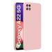 LIRAMARK Silicone Soft Back Cover Case for Samsung Galaxy A22 5G / Samsung Galaxy F42 5G (Pink)