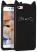 Lejaao Apple iPhone 5 5S 5C SE Cat Beard Black Polycarbonate, Thermoplastic Polyurethane Mobile Back Cover (16 x 7.5 x 0.9 cm)