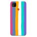 MobiEra Redmi 9, Redmi 9C, Redmi 9 Activ, Poco C31 Torn Rainbow Design Plastic Hard Case Cover