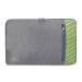 The Clownfish Algo Grey Solid Polyester Laptop Sleeve Tablet Case