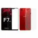 Kite Digital Oppo F7 Back Screen Protective Film Carbon Fiber Skin Transparent Screen Guard Sticker + 5D/6D/11D/21D Black Premium Tempered Glass Screen Protector