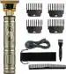 HTC Trimmer Hair Cutting Saving Beard Trimmer Hair Removal Machine Waterproof Body Gold