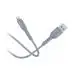 FINGERS FMC-L10 USB-A to Lightning USB Mobile Cable for Apple Devices - Steel Grey