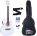intern INT-P40CEQ-WH Acoustic Guitar Rosewood Rosewood Right Hand Orientation  (White)