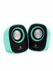 ZEBRONICS Pebble New 2.0 Multimedia Auxiliary, USB Speaker for Laptop/Desktop (Green)