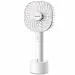 Geek Aire GF3 4 Blade 5 inch Rechargeable Handheld Fan with 2500 mAh Li-ion Battery, White