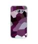 Casotec Purple Mathematical Shape Design Printed Silicon Soft TPU Back Case Cover for Samsung GALAXY J3