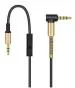 Tech Gear AUX cable 1.2m L shaped 3.5mm with 24K mic gold plated male