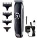 JGG JAIN GIFT GALLERYGeemy Professional Hair Trimmer, Hair Clipper, High Performance T-Blade Trimmer 60 Min Runtime 4 Length Settings (Black)