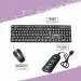 Zebion K500 Wired keyboard + Rocky Wired Mouse + Pronto 101 USB HUB (Black)