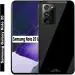 Zybux Samsung Galaxy Not20 Black Glass and Silicon Mobile Back Cover