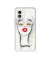Casotec Girl Design Printed Silicon Soft TPU Back Case Cover for Vivo Y01 4G
