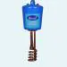 Abirami Floating Water Heater - 2000W | 100% Copper Heating Tube | Portable | SHOCKPROOF | INSTANT Heating | Power Saving Electricity | Auto Cut-off | Safe to use | (230 V) (BIG - BLUE)