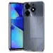 Fastship Rubber silicone Back Cover for TECNO Spark Go 2024 - Transparent