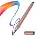 iAccessories 2-Way Dual-Sided Stylus Pen for All Touch Screen Devices Compatible With iPhone, iPad, Tabs, Android Mobile Phones Rose Gold