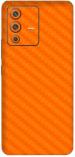 Orgic India Vivo V23 Carbon Orange Mobile Skin