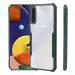LIRAMARK Transparent Clear Shock Proof Back Cover Case Designed for Samsung Galaxy A50 / A50s / A30s(Green)