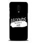 Bhaicover OnePlus 6T Black and White Legends are Born in July Quotes Mobile Back Case Cover