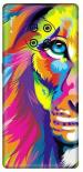aadia Huawei Mate 30 Pro Matte Vinyl Lion Printed Mobile Skin Sticker with Scratch Resistant Lamination