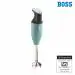 BOSS Genius Portable Hand Blender | 5 Years Warranty* | Powerful 275 W Motor | Chopper & Chutney Attachments | Variable Speed Control | ISI-Marked, Blue
