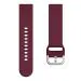 LIDDU Silicone Smart Watch Strap for Noise Colorfit Endure (Maroon) - 22 mm