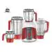 Prestige Elegant 750 V2 Mixer Grinder 750 W, 4 Jars (1500 ml, 1500 ml, 1000 ml, 300 ml) (Red, White)
